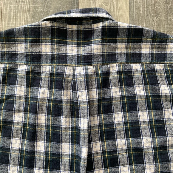 LL Bean Scotch Plaid Flannel Shirt Button Down
228061
Blue Green White
Men’s XL - Picture 5 of 7